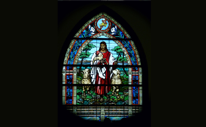 Emmanuel stained glass