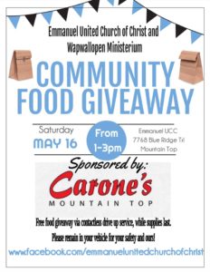 Community food giveaway